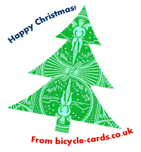 Happy Christmas from Bicycle-Cards.co.uk