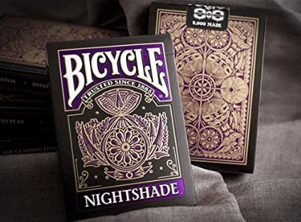 latest bicycle playing cards - nightshade deck