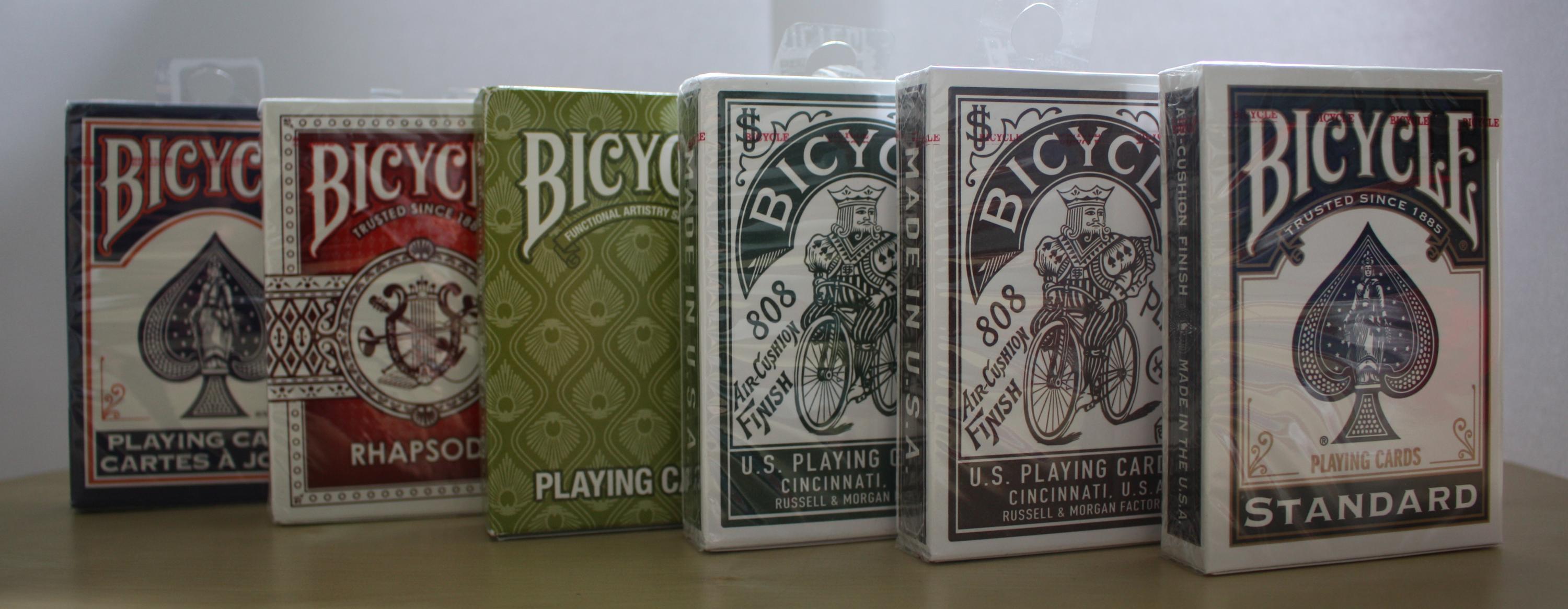 usa bicycle cards in supermarket group
