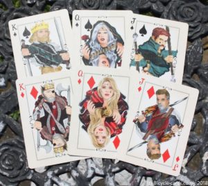 bicycle runic royalty playing cards - court cards spades and diamonds