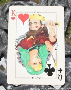 bicycle runic royalty playing cards - special card for magic