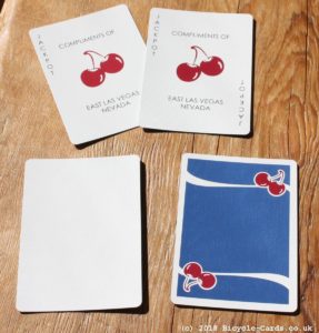 cherry casino playing cards - blue - review - jokers and special cards