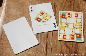 mondrian braodway playing cards - review - ace of spades and special cards