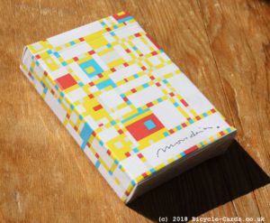 mondrian braodway playing cards - review - tuckcase