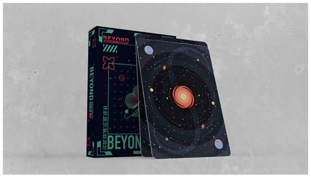 Beyond the endless dark playing cards